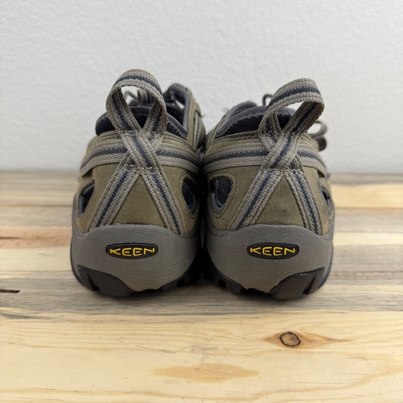 Keen Fisherman Men\'s Light Gray Sandal Leather Size 10.5